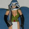 Mantra figure holding sword